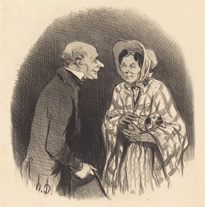 Nová známost od Honoré Daumier