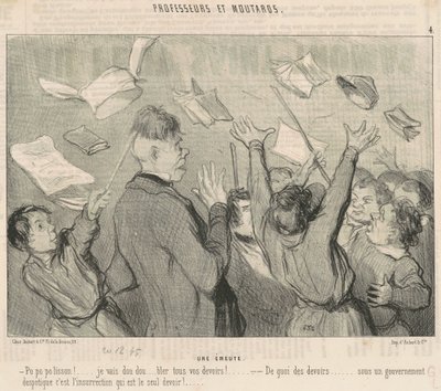 Vzpoura od Honoré Daumier