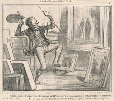 Po posledním tahu štětcem... od Honoré Daumier
