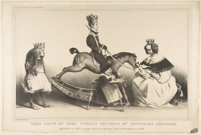 Very Haughty and Very Mighty Legitimist Brats, únor 1834. od Honoré Daumier
