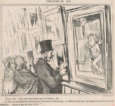 Tak pojď..., příteli, nemůžu najít... od Honoré Daumier