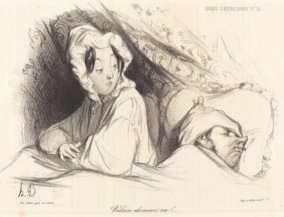 Nezbedný spáče, běž! od Honoré Daumier