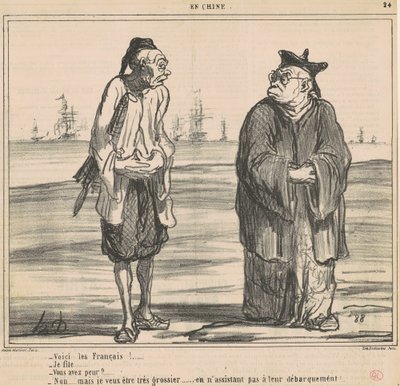 Tady jsou Francouzi! ...já dcera... od Honoré Daumier