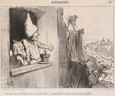 Voila... můj květináč... bude mít sluníčko... od Honoré Daumier