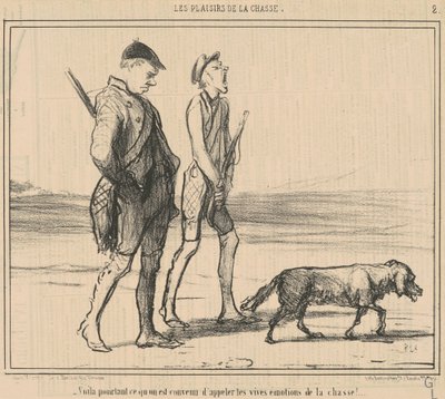 Zde je to, na čem jsme se dohodli, že zavoláme... od Honoré Daumier