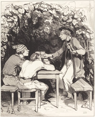 Víš, příteli... jsou jen dva prvky... štěstí... od Honoré Daumier