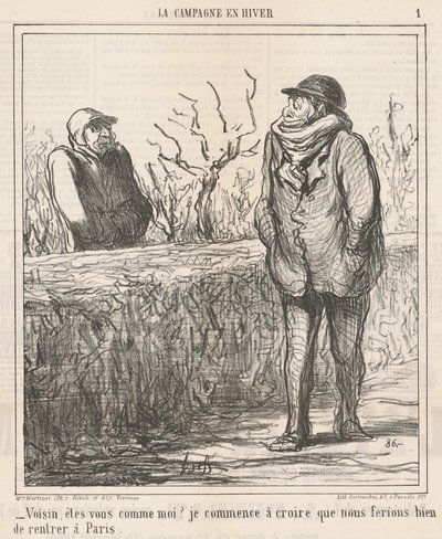 Sousede, jsi jako já? ... od Honoré Daumier