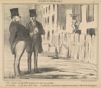 Váš dům ve mně vyvolává pocit, že musím... od Honoré Daumier