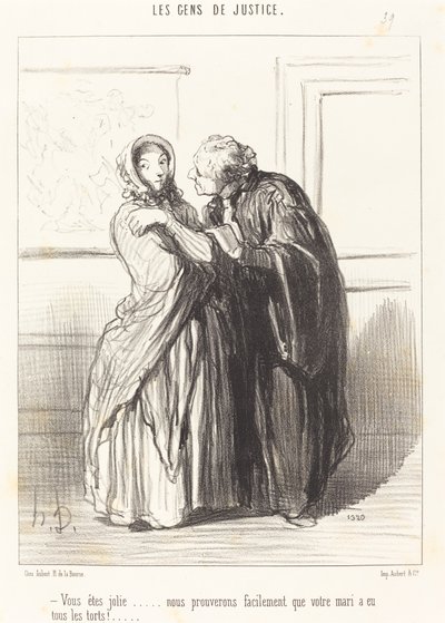 Jsi krásná... od Honoré Daumier