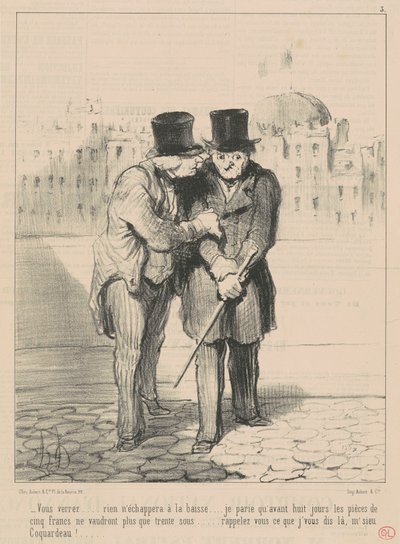 Uvidíte... pádu nic neunikne... od Honoré Daumier