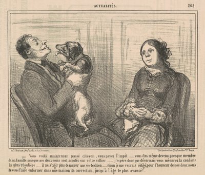 Zde jste nyní občanský průkaz od Honoré Daumier