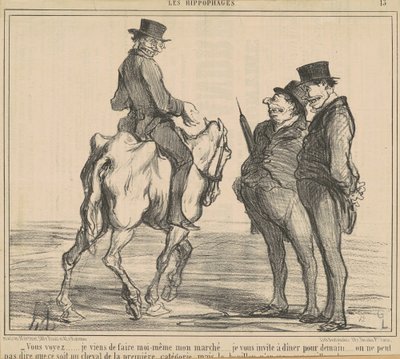 Vidíte...právě jsem udělal...můj trh... od Honoré Daumier