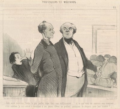 Vidíte...nejdokonalejší řád vládne... od Honoré Daumier