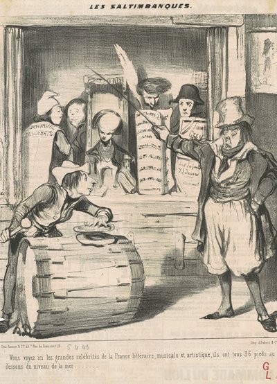 Tady vidíte velké celebrity... od Honoré Daumier