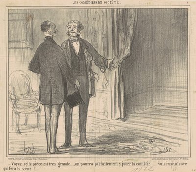 Vidíte, tato místnost je velmi velká... od Honoré Daumier