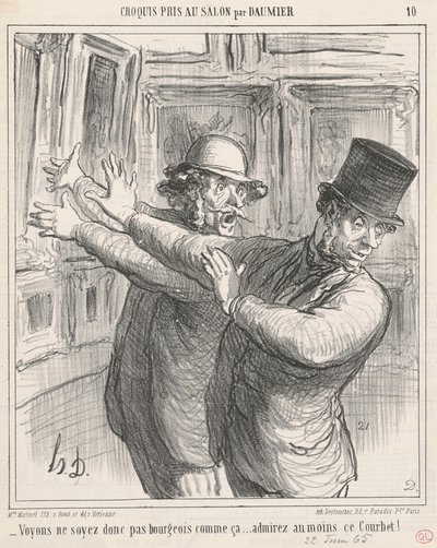 Pojďme se podívat... alespoň obdivovat tohoto Courbeta! ... od Honoré Daumier