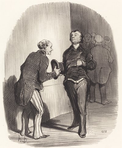 Pohled do ministerské předsíně... od Honoré Daumier