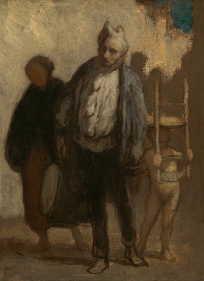 Putující akrobati, 18471850. od Honoré Daumier