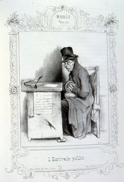 ilustrace o myšlenkách a legendách Philipon pod názvem Les Cent a Robert Macaire od Honoré Daumier