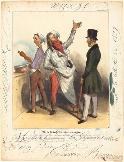 Restauratér pan de Robert Macaire od Honoré Daumier and Edouard Bouvenne
