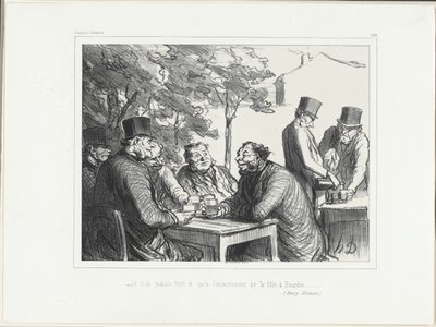 "- Nikdy jsem se nesmál tolik jako na pohřbu Bourdinovy dcery......." (Henri Monnier), deska 303 ze Souvenirs d
