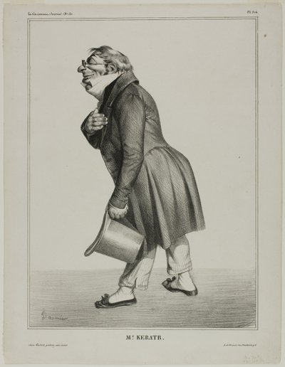 Auguste-Hilarion, hrabě de Kératry od Honoré Victorin Daumier