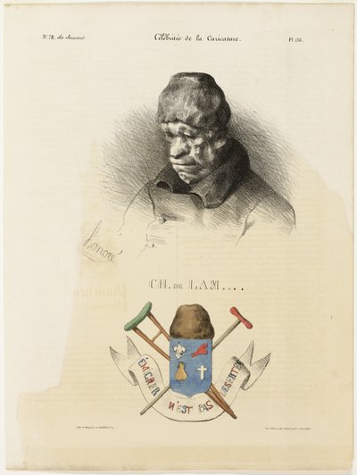 Ch. De Lam...., deska 156 z knihy Slavní karikaturisté od Honoré Victorin Daumier