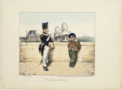 "Bože! Jak jsem toho chlapíka miloval!", deska 16 z Caricatures Politiques od Honoré Victorin Daumier