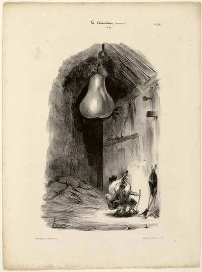 "Heave-ho!...Heave-ho! Heave-ho!," deska 179 od Honoré Victorin Daumier