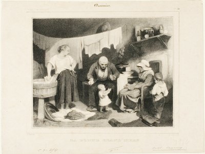 Dobrá babička, deska 55 od Honoré Victorin Daumier