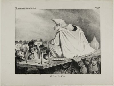 Uvolněná hlava, deska 427 od Honoré Victorin Daumier