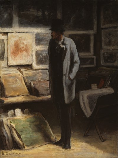 Sběratel tisku od Honoré Victorin Daumier