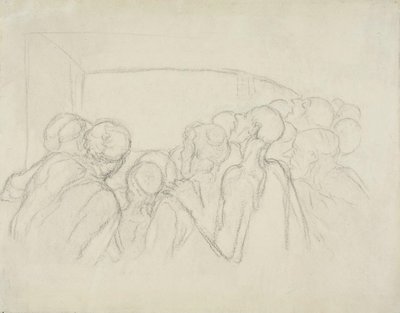 Diváci od Honoré Victorin Daumier
