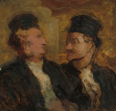 Dva právníci od Honoré Victorin Daumier