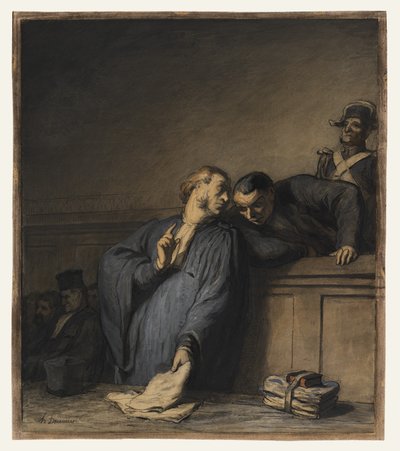 Kriminální případ od Honoré Daumier