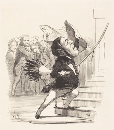 A. Granier de Cassagnac od Honoré Daumier