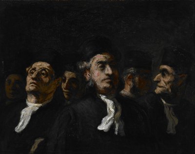 Setkání právníků od Honoré Daumier