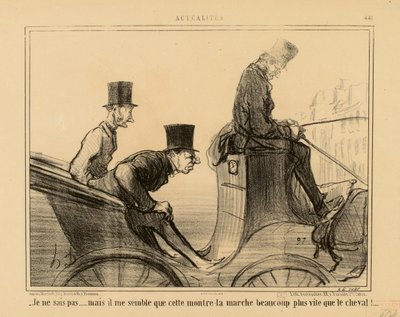 Aktuality č. 441: - Nevím... ale zdá se mi, že tyto hodinky jdou mnohem rychleji než kůň od Honoré Daumier