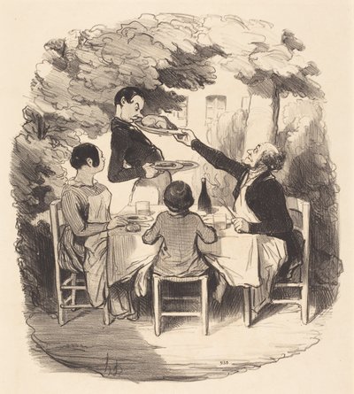 Ach! je to čerstvé... ale ty ne, chlapče... od Honoré Daumier