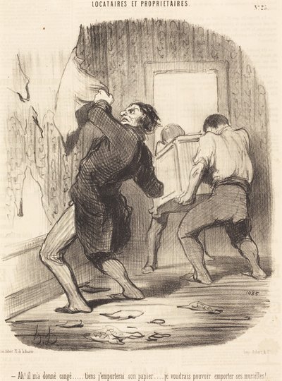 Ach! Propustil mě... od Honoré Daumier