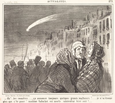 Ach!... komety... od Honoré Daumier