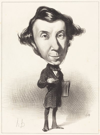Alex. Ch. Henri de Tocqueville od Honoré Daumier