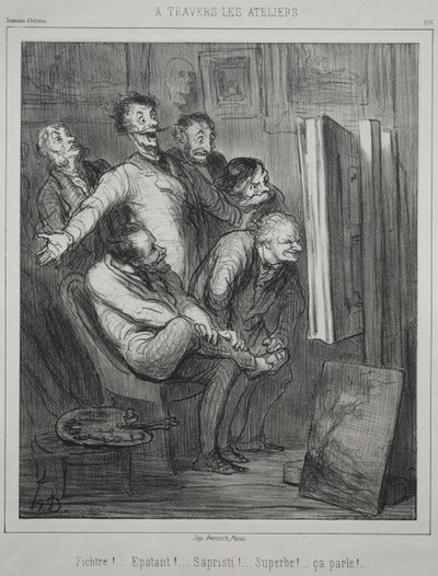Přes studia od Honoré Daumier
