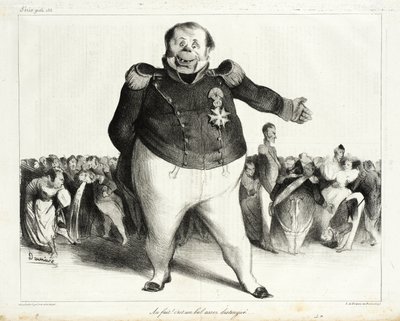 Vskutku! To je docela distingovaný ples! od Honoré Daumier