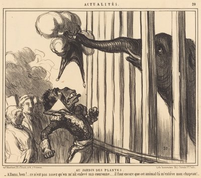 V Jardin des Plantes od Honoré Daumier
