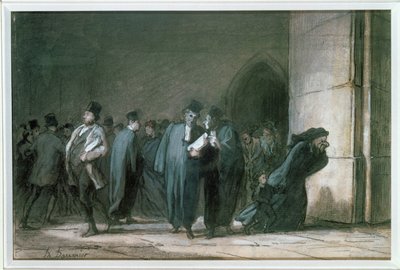 V paláci od Honore Daumier