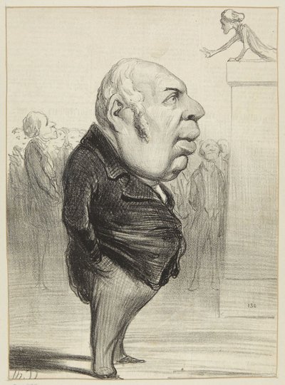 „Berryer“ od Honoré Daumier