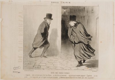 Mezi 11. hodinou a půlnocí od Honoré Daumier