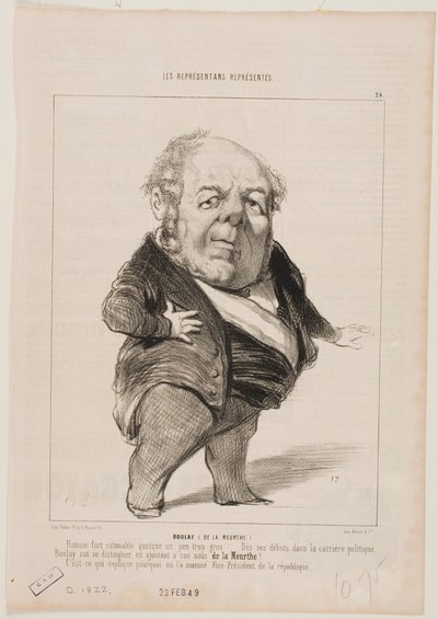 Boulay (de la Meurthe) od Honoré Daumier