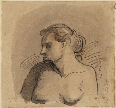 Busta ženy od Honoré Daumier